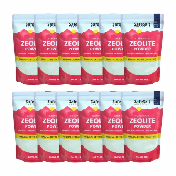 Zeolite powder 12 saver pack Zeolite 12 pack