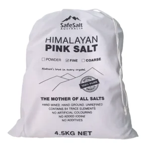 pink-himalayan-salt-fine-4.5kg 1kg fine himalayan pink salt inside a cotton bag