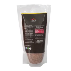 Himalayan black salt (Kala Namak) in a pouch