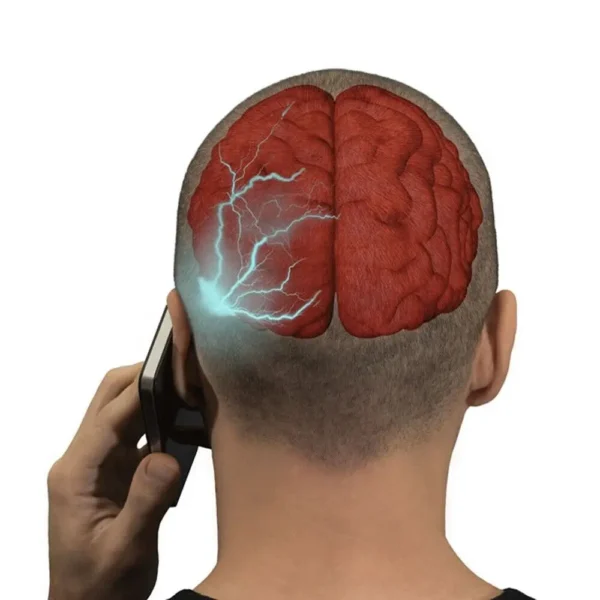 radisafe-brainwave Phone transmitting electromagnetic waves to the brain
