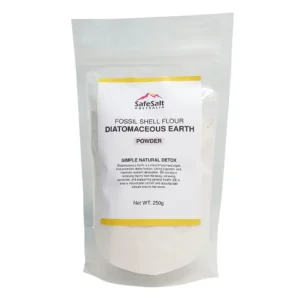 Diatomaceous Earth Food Grade Powder in a pouch
