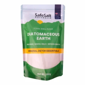 Diatomaceous Earth Food Grade Powder in a pouch