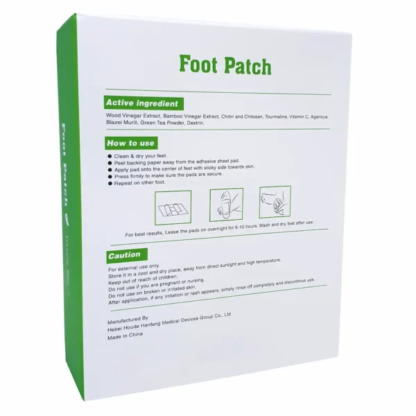 Detox Foot Pad Green Tea Back Cover Detox Foot Pad Green Tea Back Cover