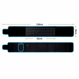 Red Light Belt Measurement Red Light Therapy Belt Glowing