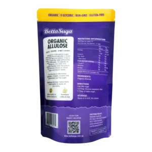 bettasuga-allulose–package-back BettaSuga Allulose 450g pouch back label