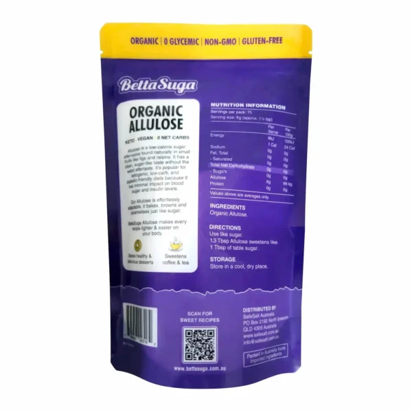 bettasuga-allulose--package-back bettasuga allulose 450g pouch back label